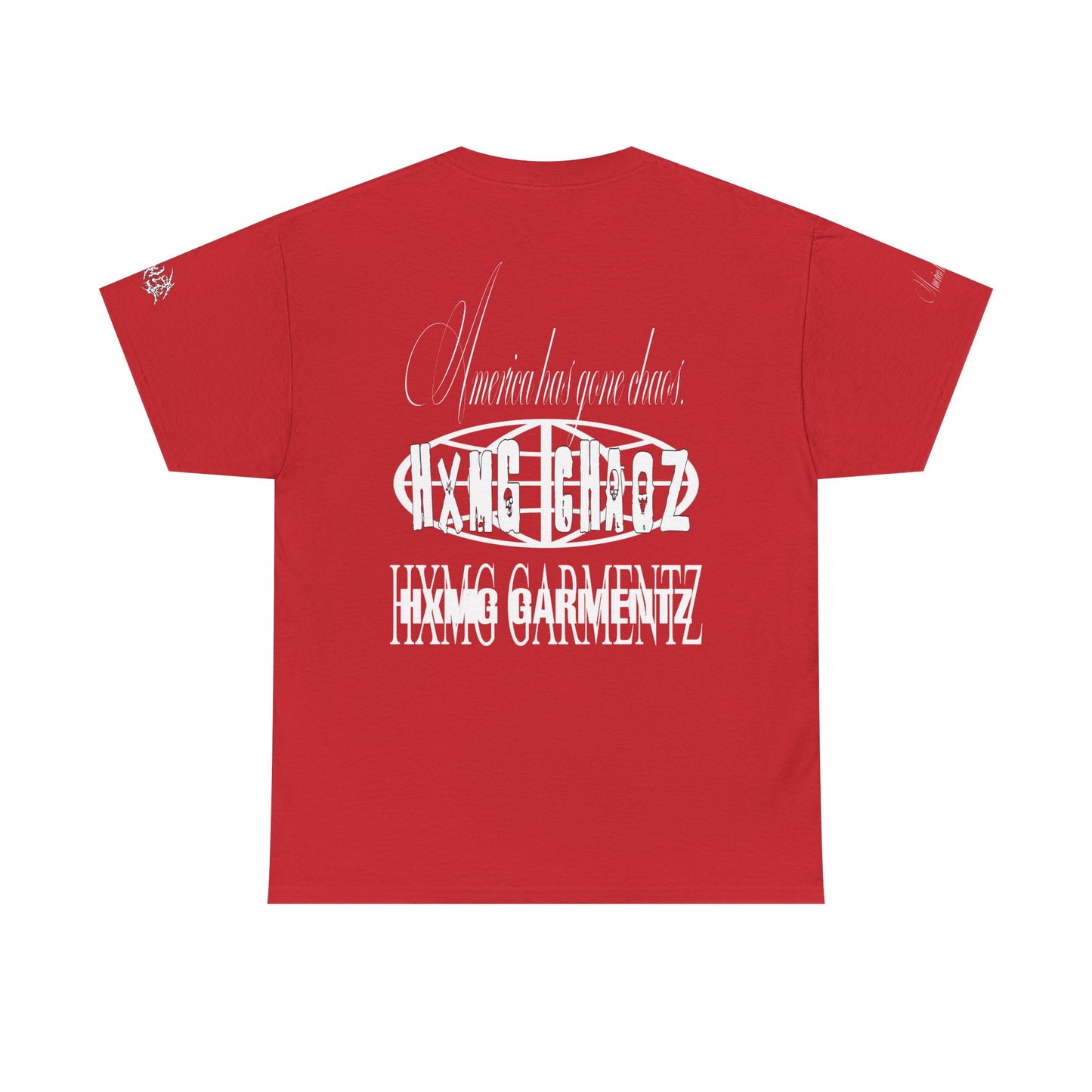 HXMG WRLD CHAOZ- Unisex Heavy Cotton Tee