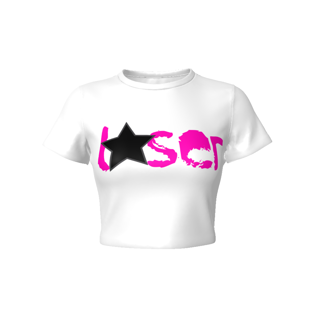 I’m not loser. I’m a star- Women's Fitted Crop Tee