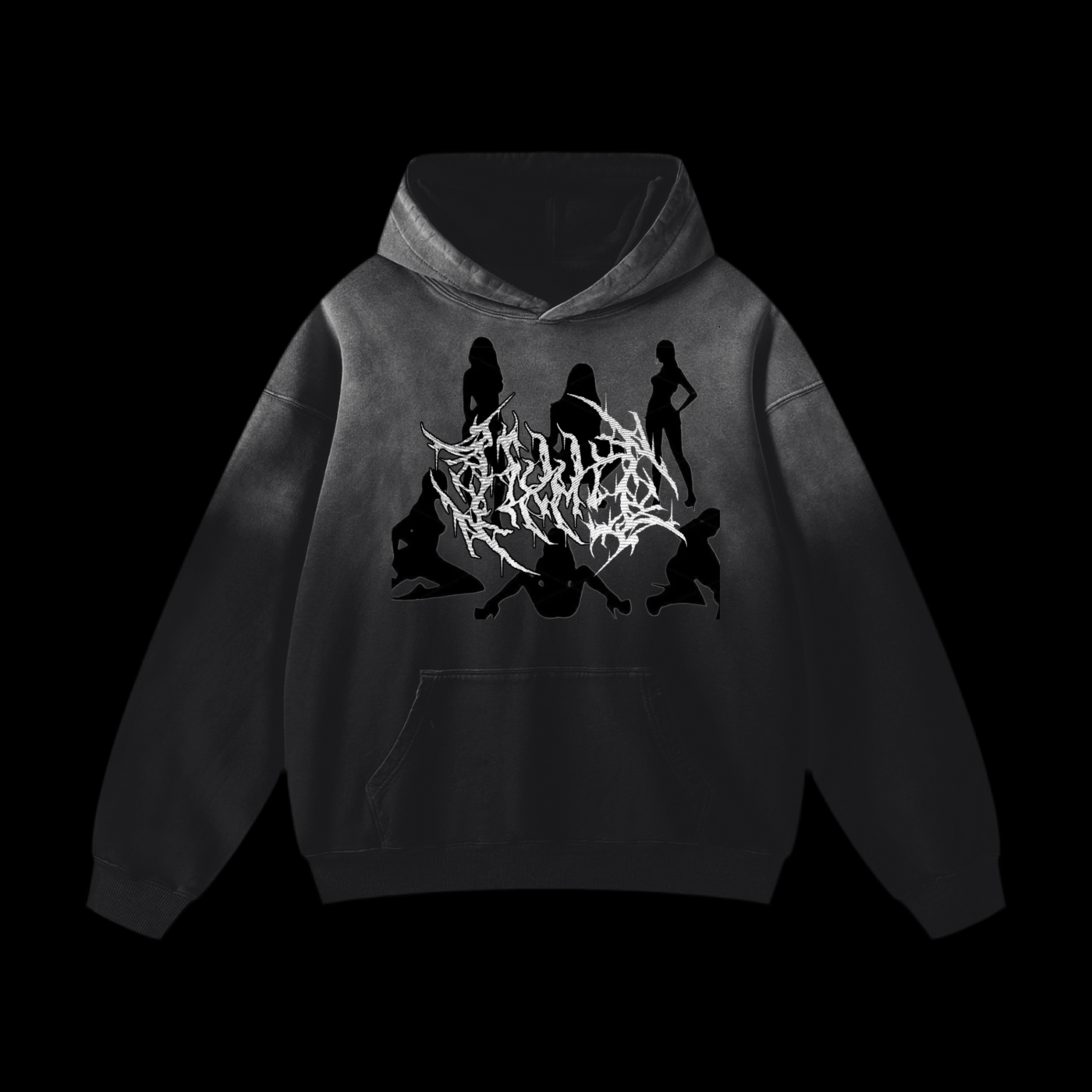 HXMG HARDCORE-Heavyweight Sunfade Oversized Hoodie