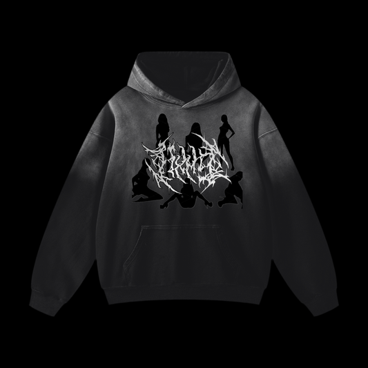 HXMG HARDCORE-Heavyweight Sunfade Oversized Hoodie